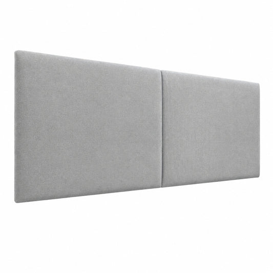 Lit, en tissu, coloris gris, pour la chambre